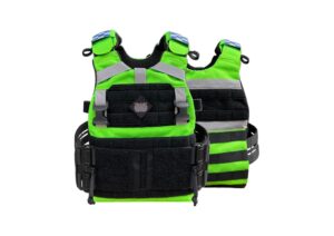 ASHURA RESCUE FORCE BASE 10*12 – LEMON LIME + ASHURA SHOULDRPAD BRITISH + AOC CUMMERBUND – BLACK
